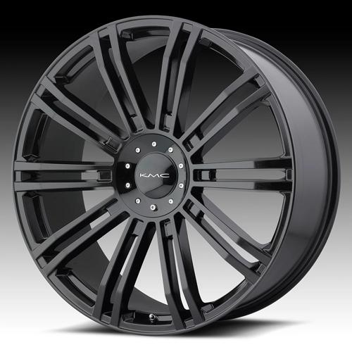KMC KM677 20X8.5 5X4.5/120 G-BLK 35MM Wheels