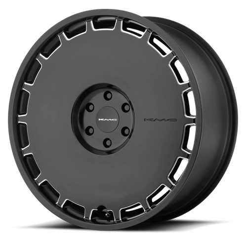 KMC KM689 22X9 BLANK S-BLK MILL 38MM (108-155) Wheels