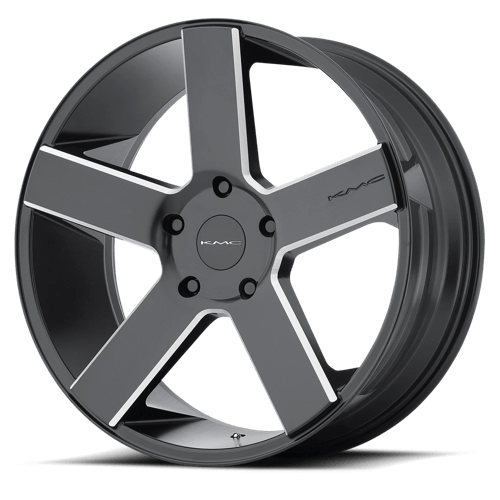 KMC KM690 22X9 6X5.5 SG-BLK MILL 30MM Wheels