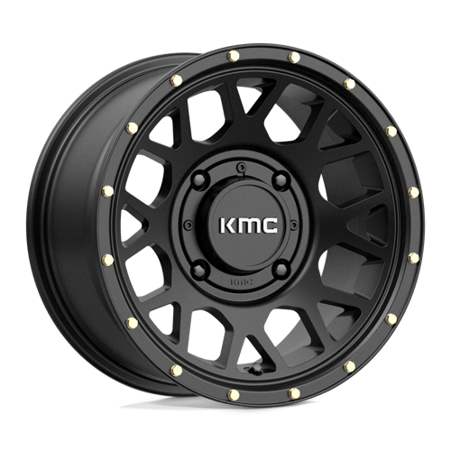 KMC Powersports GRENADE UTV 15X10 4X137 S-BLK 00MM Wheels