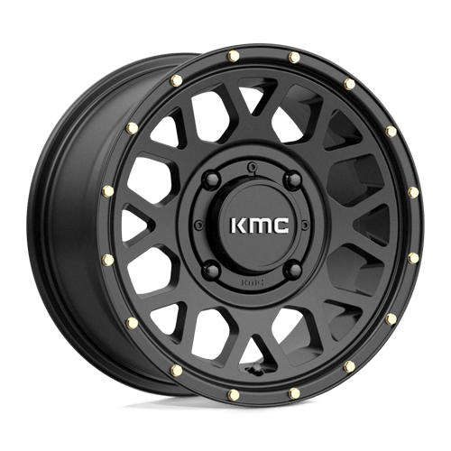 KMC Powersports GRENADE UTV 14X7 4X137 S-BLK 38MM Wheels