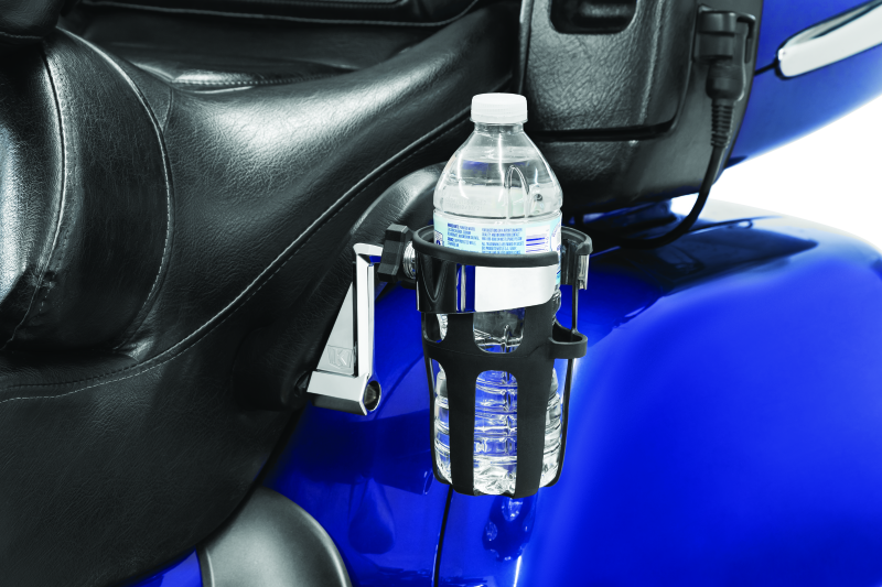 Kuryakyn Reflex Drink Holder 01-17 GL1800 Passenger Mount Chrome