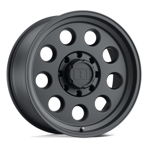Level 8 LEHLR 17X8.5 5X5.0 M-BLK -6MM Wheels