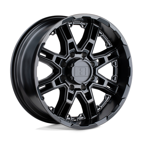 Level 8 LELST 16X8.5 5X4.5 M-BLK -10MM Wheels