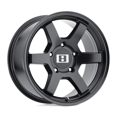 Level 8 LEMK6 16X8 6X5.5 M-BLK 00MM Wheels