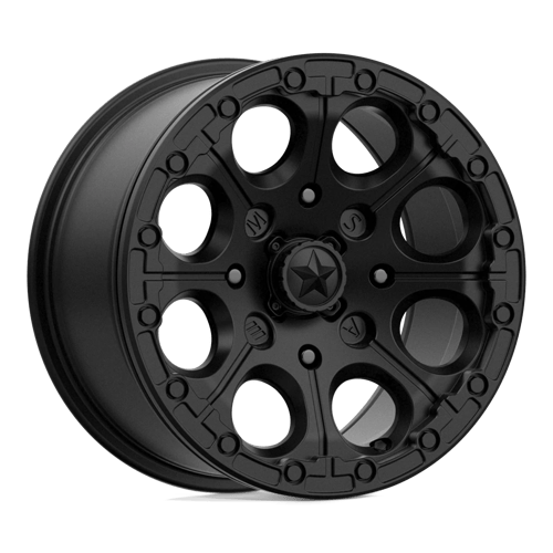 MSA Offroad Wheels CANNON UTV BL 14X7 4X156 S-BLK 10MM Wheels