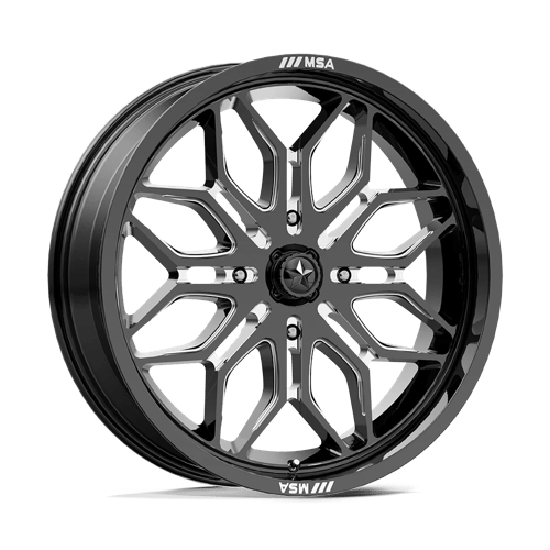 MSA Offroad Wheels SNIPER UTV 18X7 4X110 86 G-BLK-MILL +10 Wheels