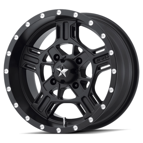 MSA Offroad Wheels MA32 15X7 4X156 S-BLK 00MM Wheels