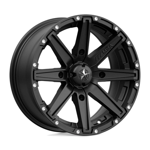 MSA Offroad Wheels CLUTCH UTV 15X7 4X137 S-BLK 10MM Wheels