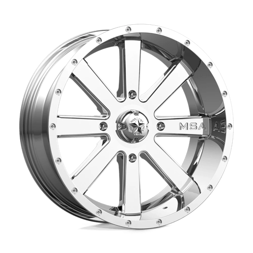 MSA Offroad Wheels FLASH UTV 20X7 4X156 CHROME 00MM Wheels