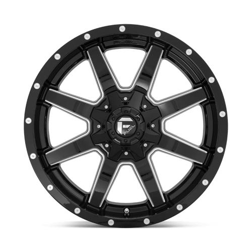 Fuel 1PC D610 MAVERICK 20X12 5X5.0/135 NBL -44MM Wheels