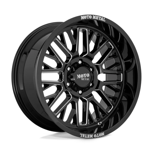 Moto Metal MO802 20X9 8X180 G-BLK MILL 18MM Wheels