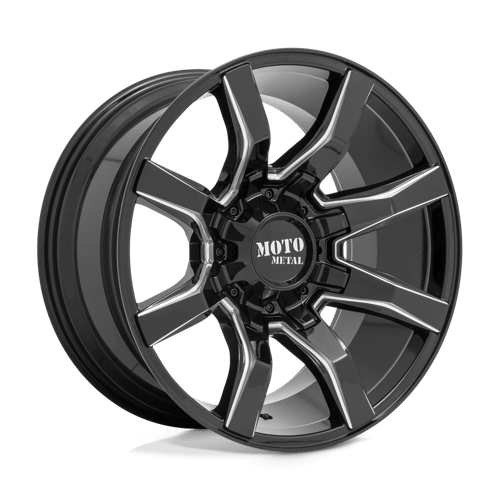 Moto Metal MO804 20X9 6X120/5.5 G-BLK MILL 18MM Wheels