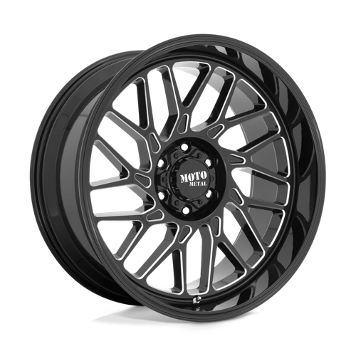 Moto Metal MO805 20X10 8X6.5 G-BLK MILL -18MM Wheels