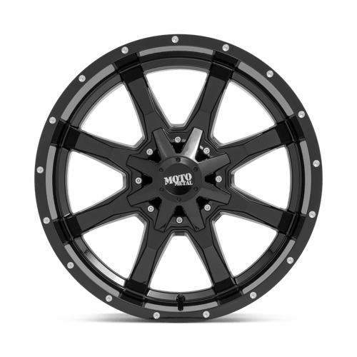 Moto Metal MO970 18X9 5X5.5/150 110.1 GBLK MILL +18 Wheels