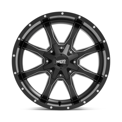 Moto Metal MO970 16X8 7X150 SG-BLK MILL 00MM Wheels