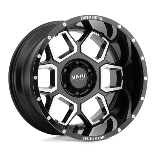 Moto Metal MO981 20X12 6X5.5 G-BLK MACH -44MM Wheels