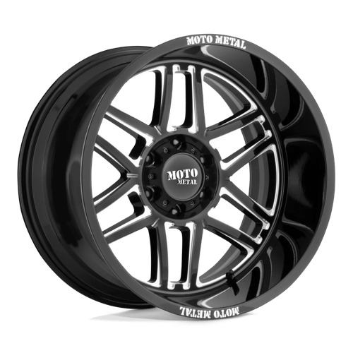 Moto Metal MO992 24X14 5X5.0 G-BLK MILL -76MM Wheels