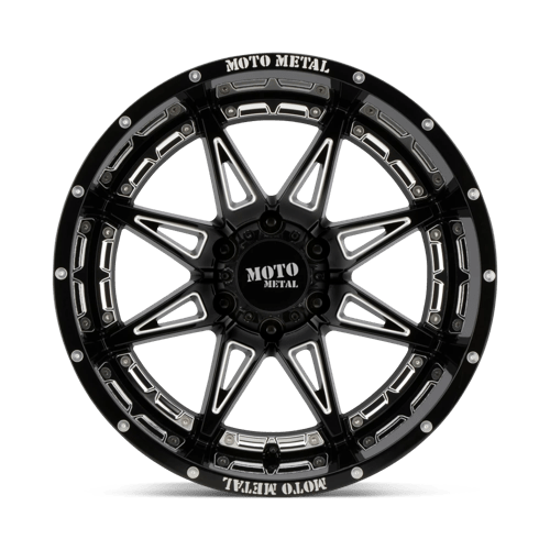 Moto Metal MO993 20X12 5X5.0 G-BLK MILL -44MM Wheels
