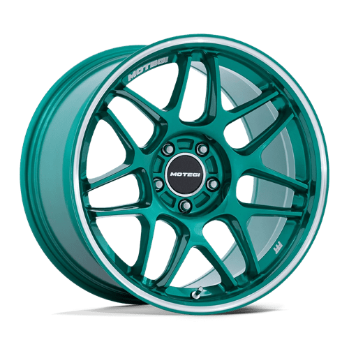 Motegi TSUBAKI 19X9.5 5X4.5 72 +25 HOK-GRN MCH Wheels