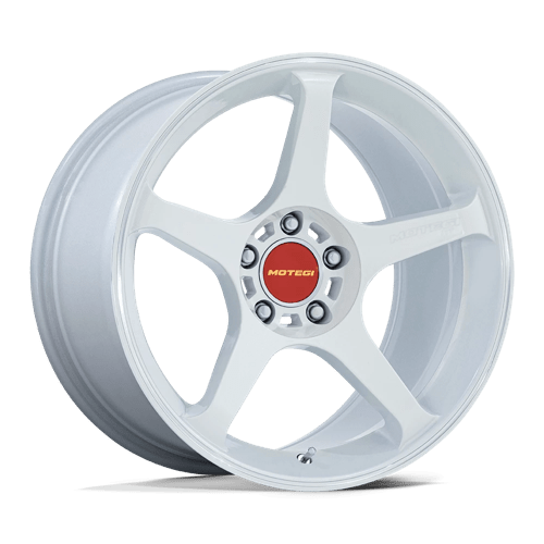 Motegi BATTLE V 17X8.5 5X100 56 +30 MA-WHT MCH Wheels