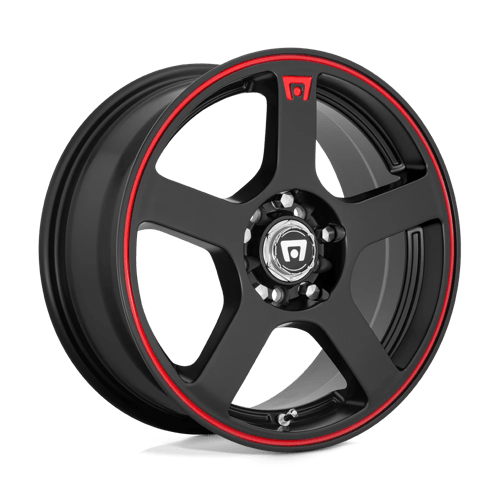 Motegi MR116 17X7 4X100/4.5 M-BLK/RED +40MM Wheels