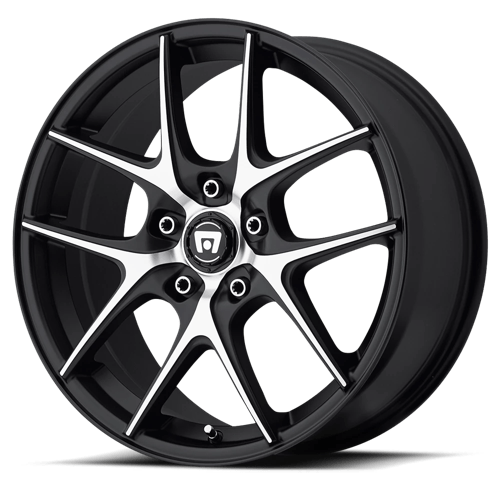 Motegi MR128 17X7.5 5X120 S-BLK MACH 45MM Wheels