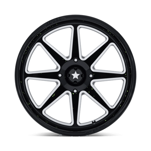MSA Offroad Wheels SPARK UTV 14X7 4X110 86 -47 G-BLK-MILL Wheels