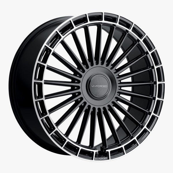 24X10.0 5X112 +30 GLOSS BLACK MVF40 41051230 MVF40GBLK-P1
