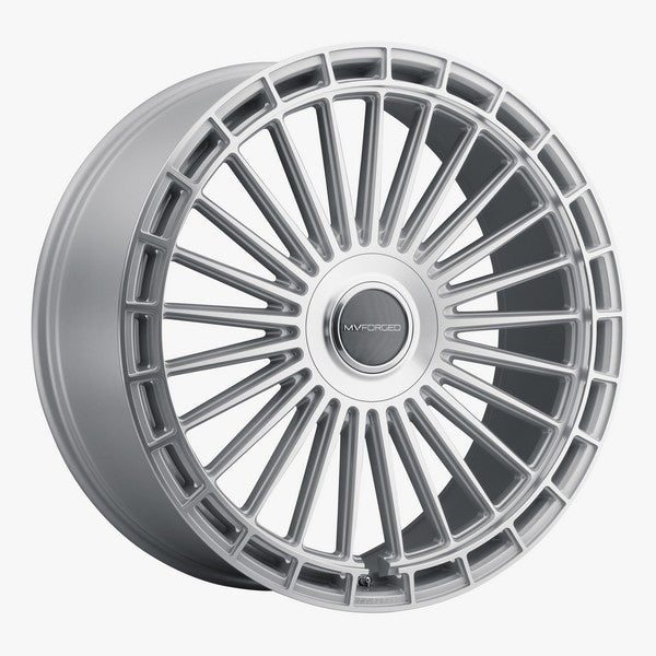 22X9.0 5X120 +30 DIAMOND SILVER MVF40 29052030 MVF40MS-P1