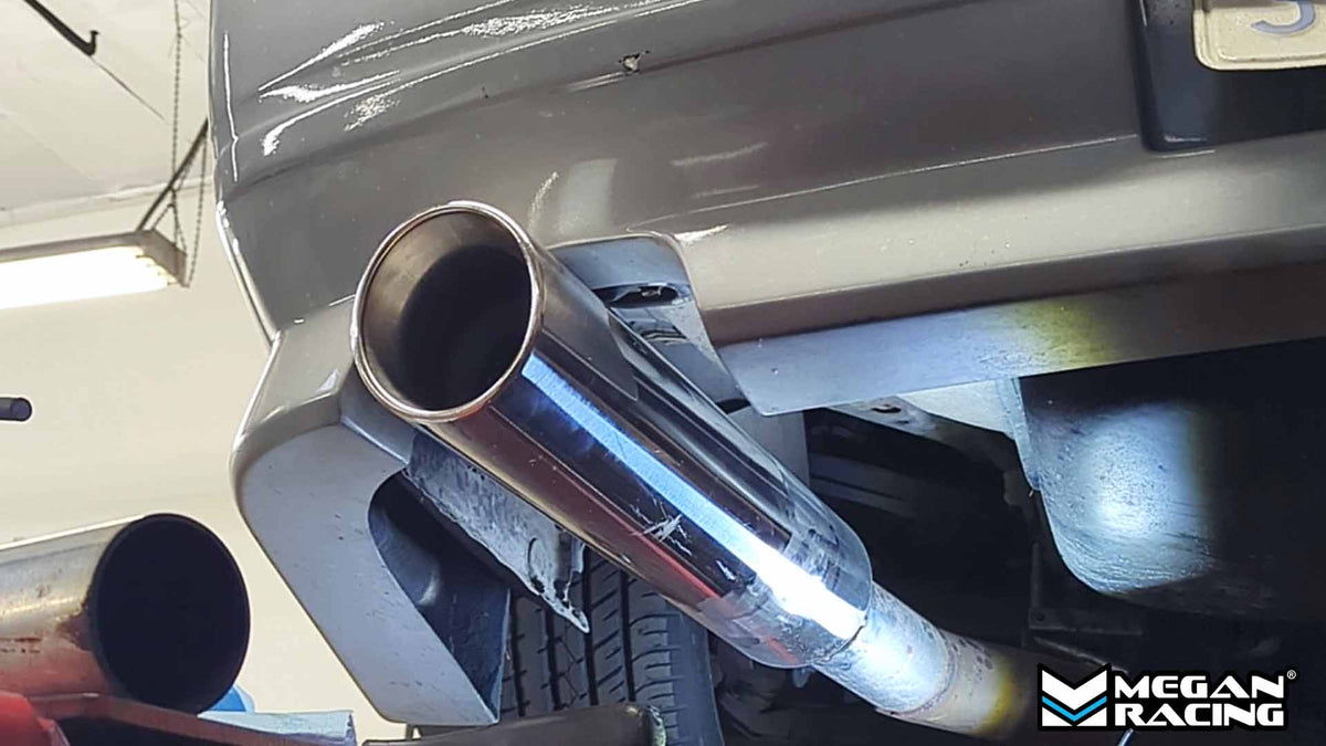 Universal 3″ to 4″ VIP Exhaust Tips “Blast Pipes” Style – Single – Straight With Angled Rolled Tip – Muffled – LWT-UT-S4-V3
