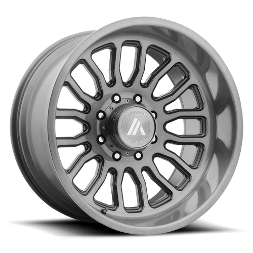 Asanti Off Road AB815 20X10 5X5.0 TITANIUM-BRUSH -12MM Wheels