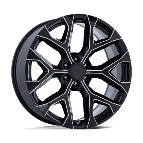 Performance Replicas PR177 24X10 6X5.5 78 +24 G-BLK MILL Wheels