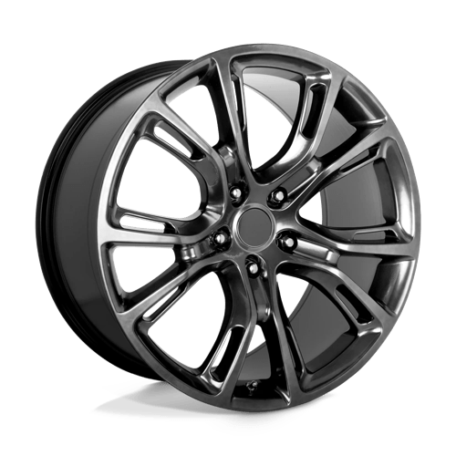 Performance Replicas PR137S 17X8 5X5.0 71.5 SLV-GRY 34MM Wheels