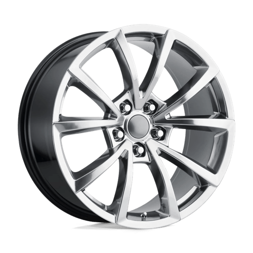 Performance Replicas PR184H 20X10 5X5.0 71.5 H-SLV-DRK 50MM Wheels