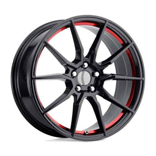 Performance Replicas PR193RS 18X9 5X4.5 70.6 G-BLK RED-MCH 30 Wheels