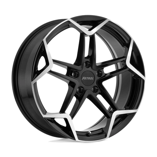 Petrol P1A 17X8 5X100 72.1 +35 G-BLK-MACH Wheels