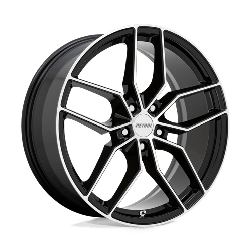 Petrol PE P5C 19X8 5X112 66 G-BLK MACH +40 Wheels
