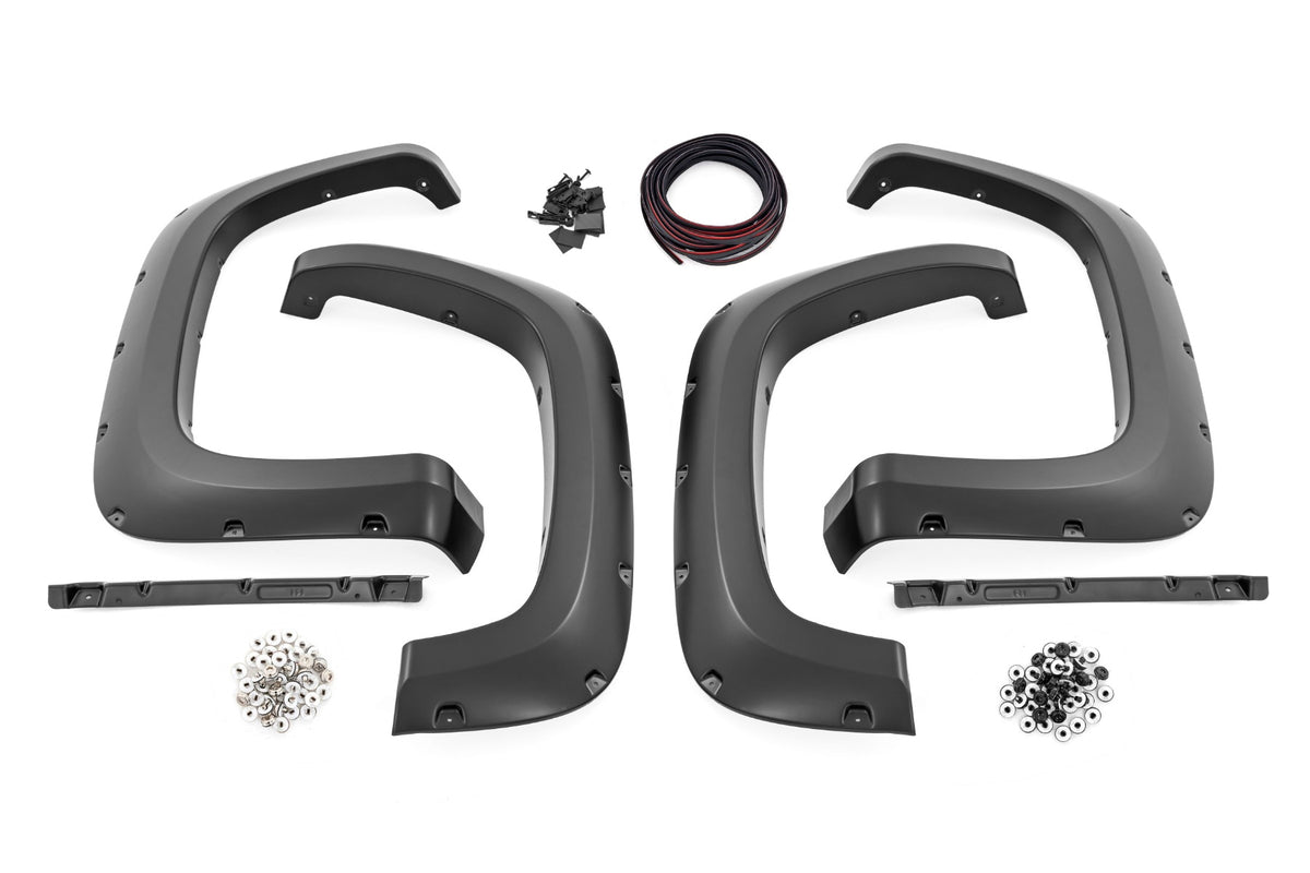 Pocket Fender Flares | GA0 Northsky Blue | Chevy Silverado 2500 HD/3500 HD (20-25)