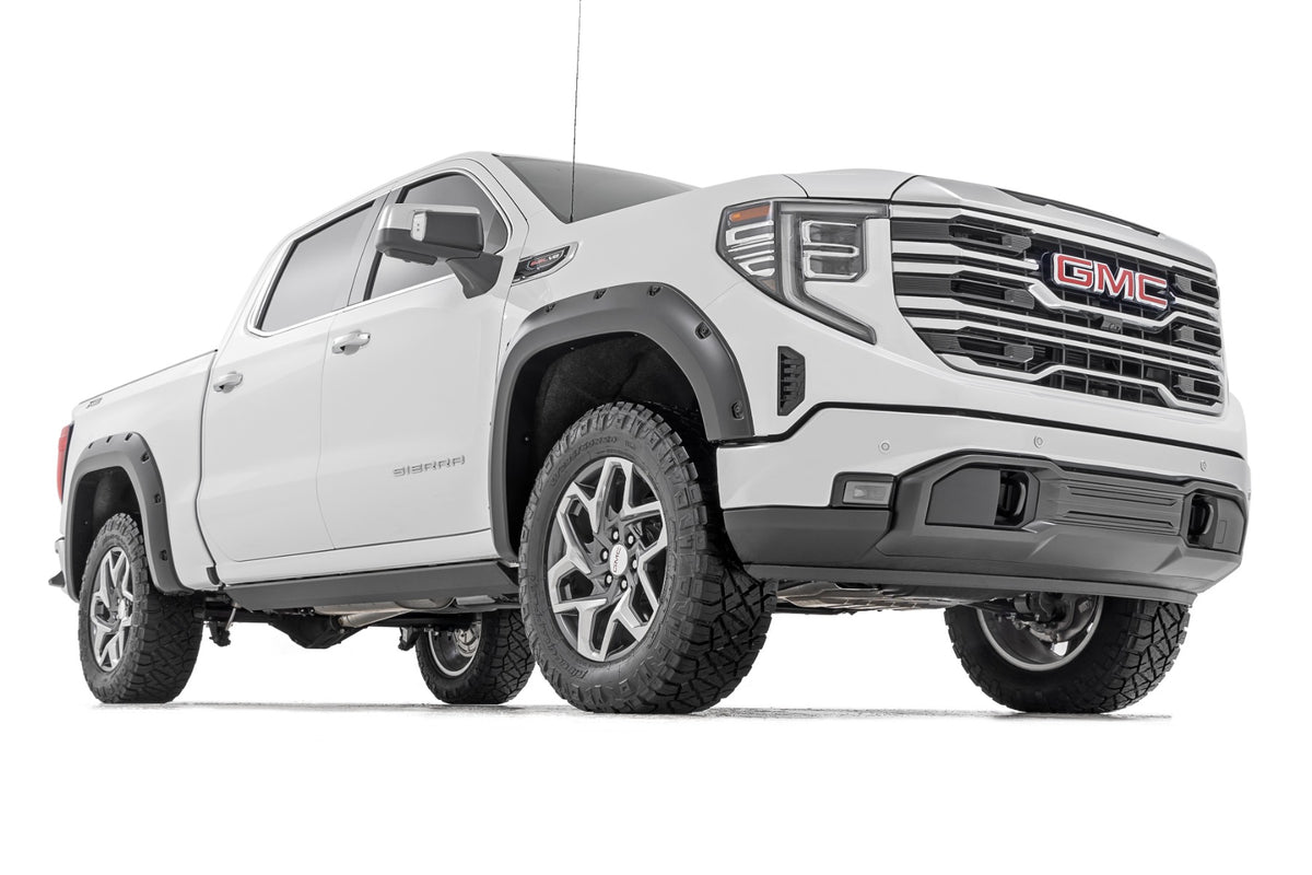 Pocket Fender Flares | GXD Sterling Grey Metallic | GMC Sierra 1500 2WD/4WD (2019-2025 & Classic)