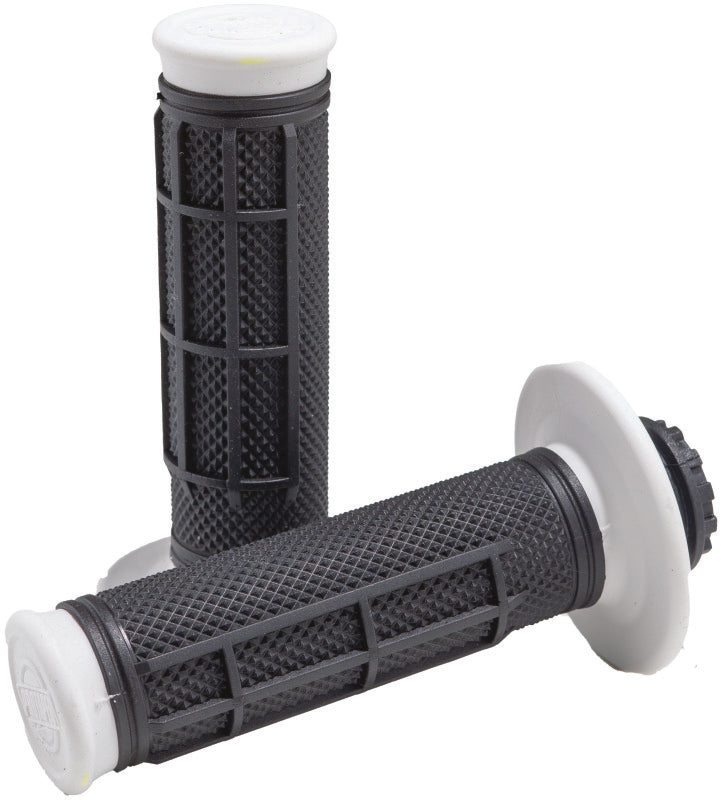 ProTaper Pro Series Clamp On 1/2 Waffle White/Black