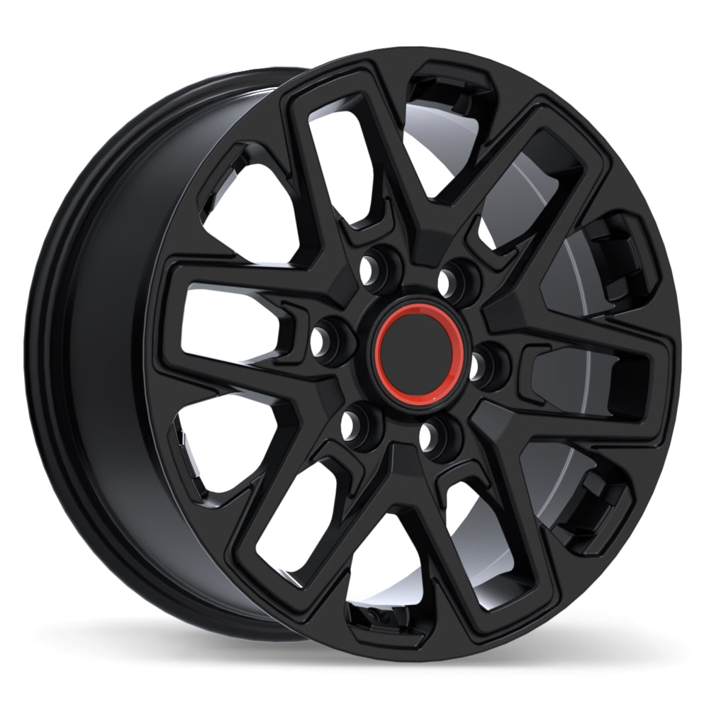 R262 17x8.0 6x139.7mm +55 95.1mm BLK / SAT