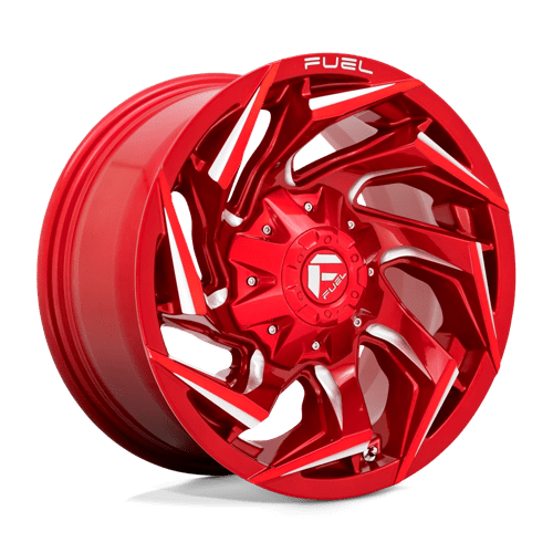 Fuel 1PC D754 20X9 6X135/5.5 GL-RED-MIL 20MM Wheels