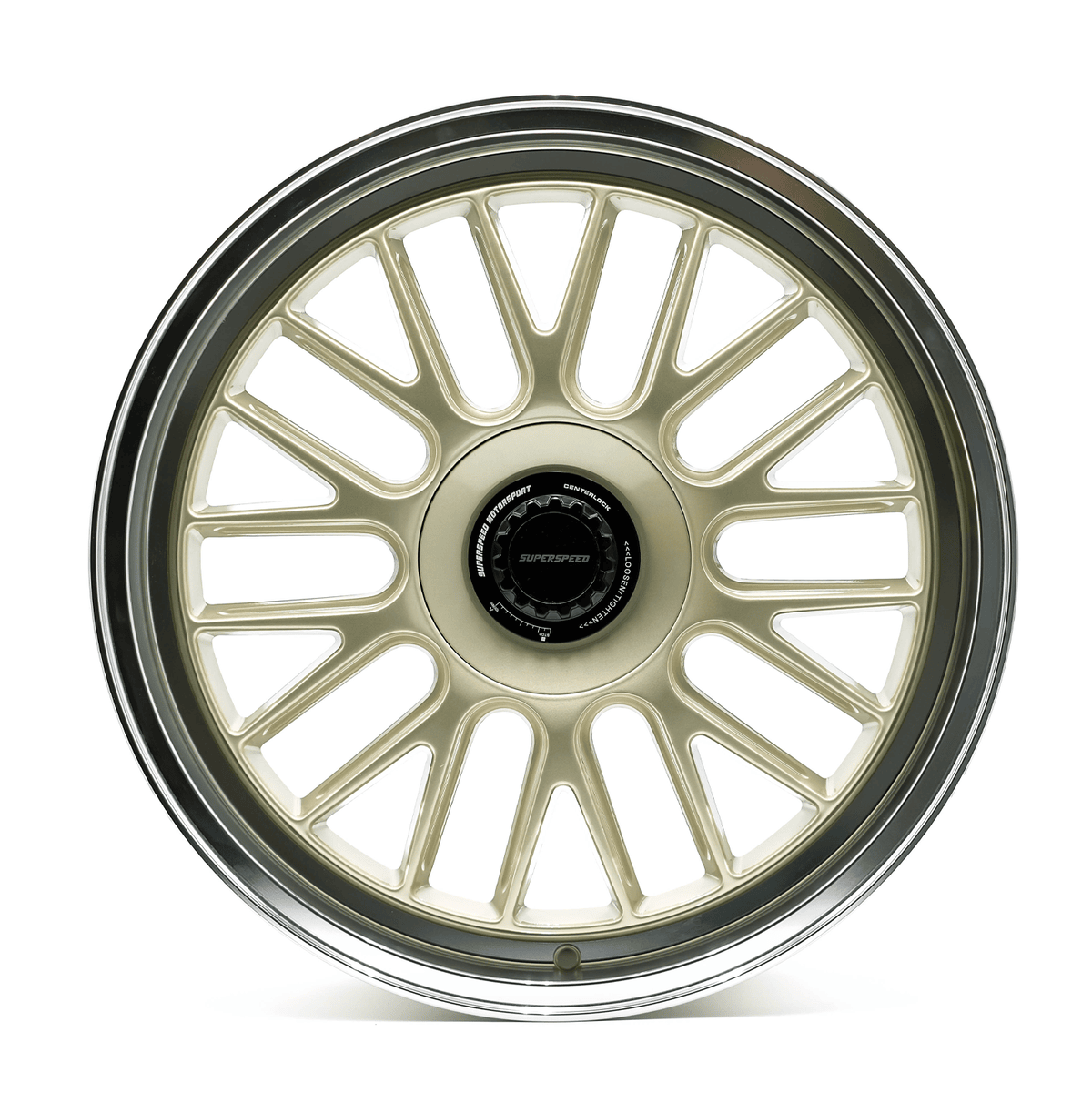 Superspeed Machined Lip Gold RF01 NEO 18x9.5 5x120 | ET: 45 | CB: 64.1
