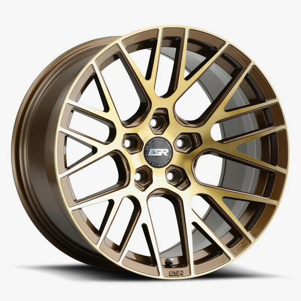 RF11 GLOSS BRUSHED BRONZE - Gloss Brushed Bronze 18x9.5 5x100 ET22 CB72.6