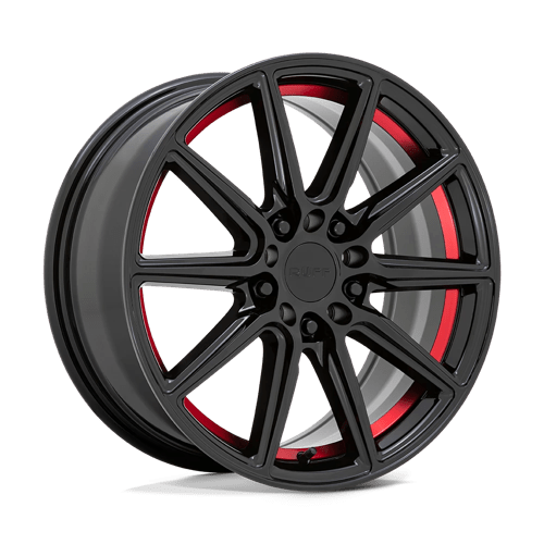 Ruff THROTTLE 18X8 5X100/4.5 72 +38 G-BLK-RD Wheels