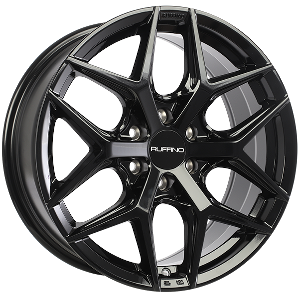 Ruffino Demon Gloss BlackRUF5017001 | Size: 17x8.0 | Bolt Pattern: 6x120 | Offset: 35 | Center Bore: 67.1
