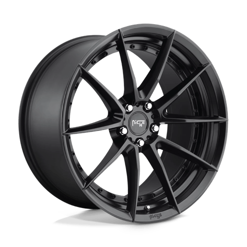 Niche 1PC M196 19X9.5 5X112 MT-BLK 48MM Wheels