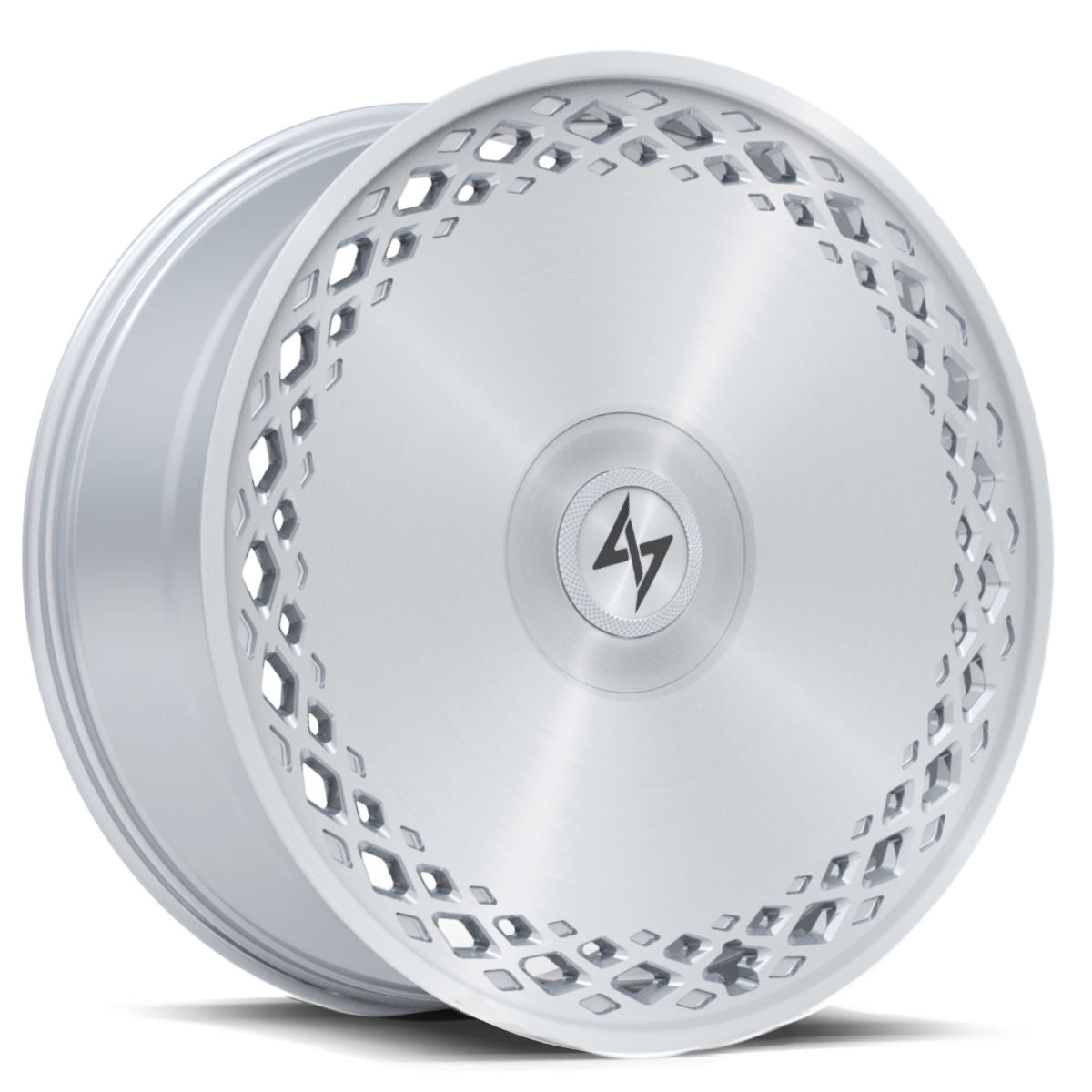 Sentali Luxx Brushed Silver Coral Reef 22x10.5 5x112/5x114.3 Wheels