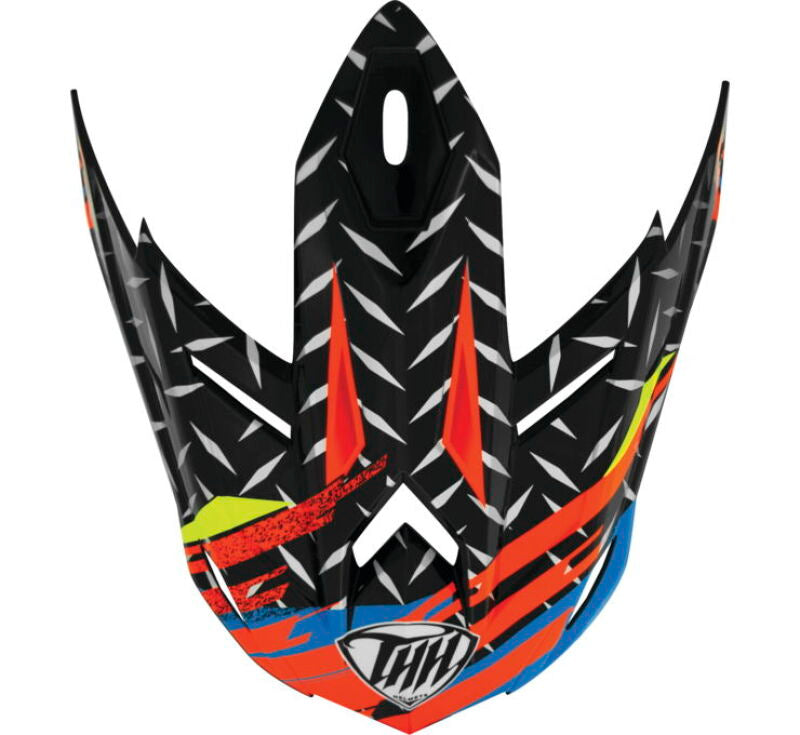 THH Helmets T710X Assault Visor Blk/Org
